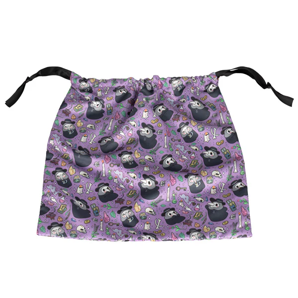 DIY Doctor Plague Drawstring Gift Bag - Large