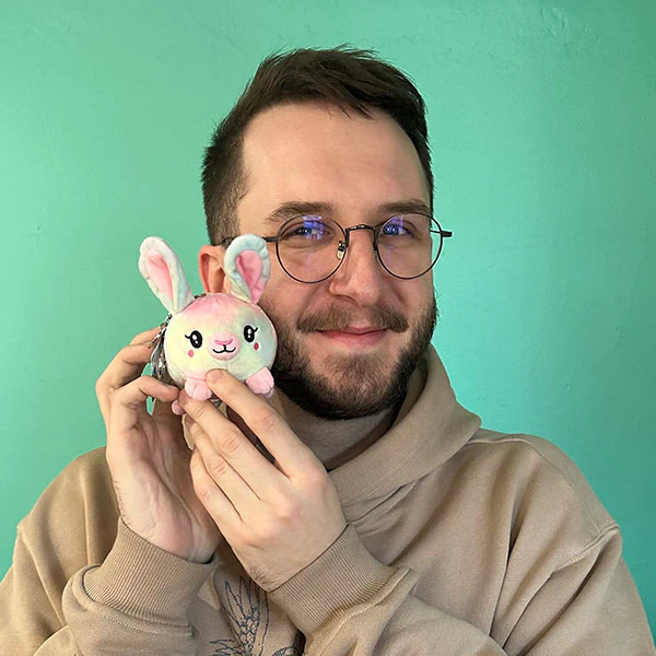 Micro Squishable Tie Dye Bunny - Image 4