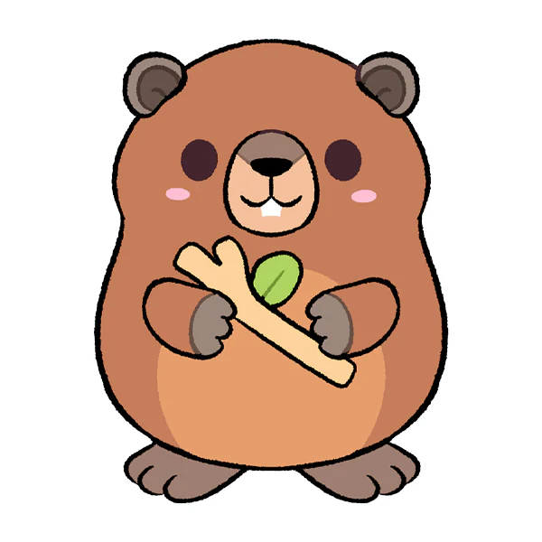 Mini Squishable Baby Beaver