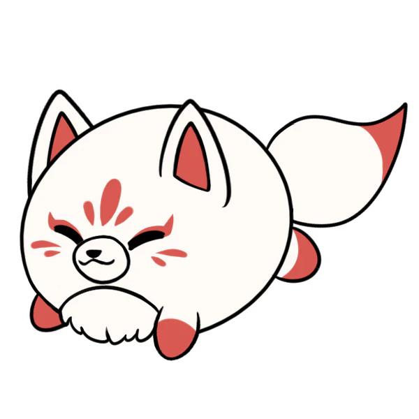 Mini Squishable Baby Kitsune - Image 4