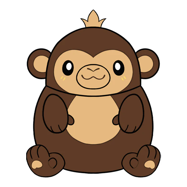 Mini Squishable Baby Monkey