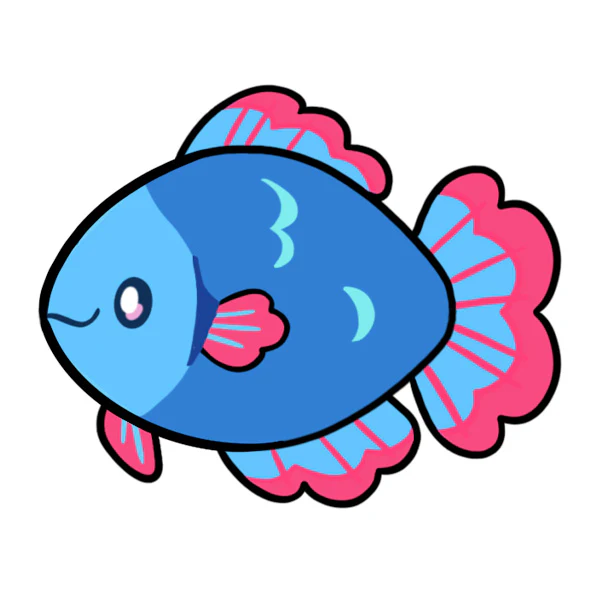 Mini Squishable Betta Fish - Image 5