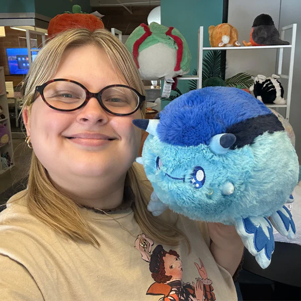 Mini Squishable Blue Dragon Sea Slug - Image 5