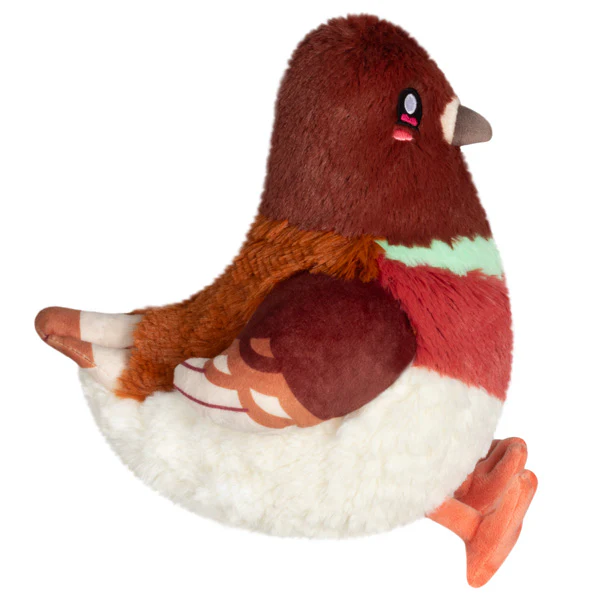 Mini Squishable Brown Pigeon - Image 2