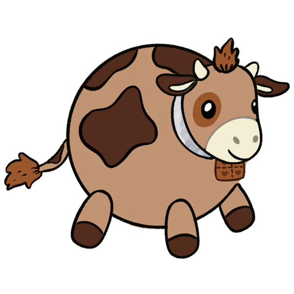 Mini Squishable Chocolate Cow - Image 4