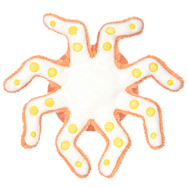 Mini Squishable Coral Octopus - Image 3