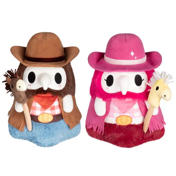 Mini Squishable Cowboy Plague Doctor & Nurse Set