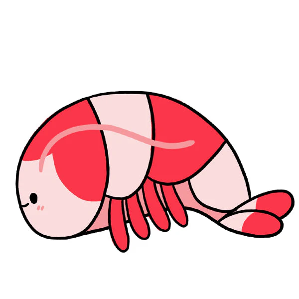 Mini Squishable Crystal Shrimp - Image 4