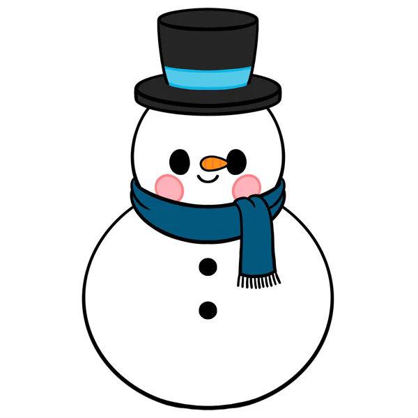 Mini Squishable Cute Snowman - Image 4