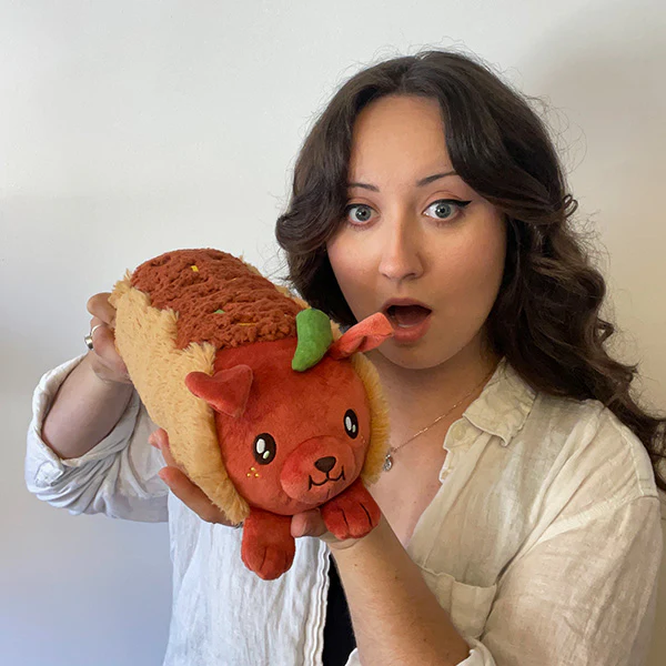 Mini Squishable Dachshund Chili Dog - Image 4