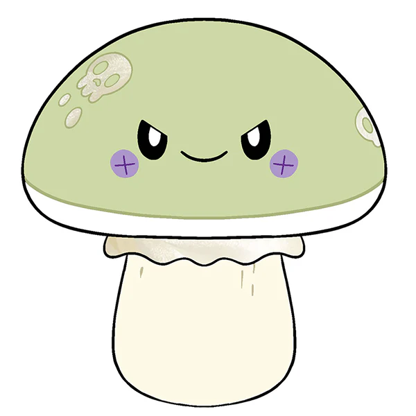 Mini Squishable Deathcap Mushroom - Image 4