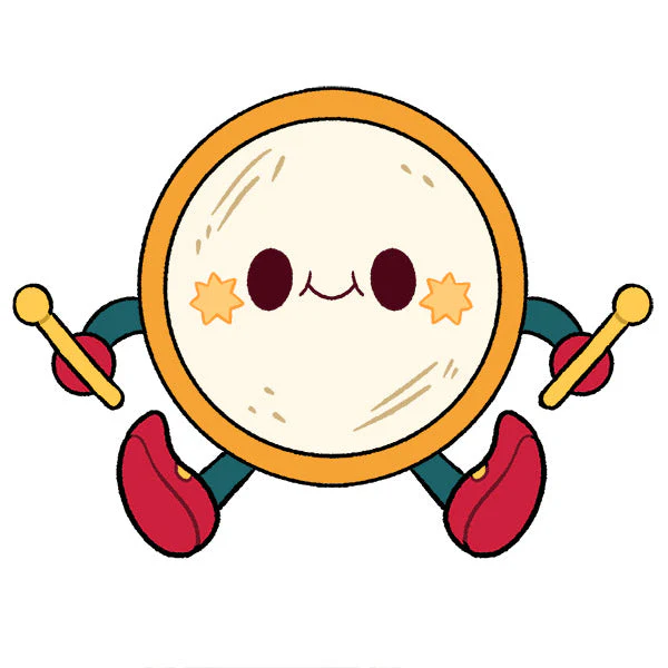 Mini Squishable Festive Drum - Image 4