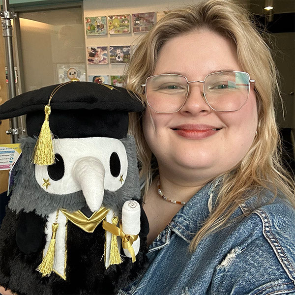 Mini Squishable Graduation Plague Doctor - Image 4
