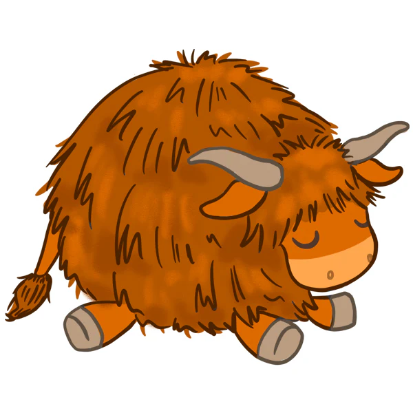 Mini Squishable Highland Cow - Image 4