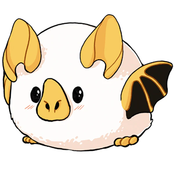 Mini Squishable Honduran White Bat - Image 4