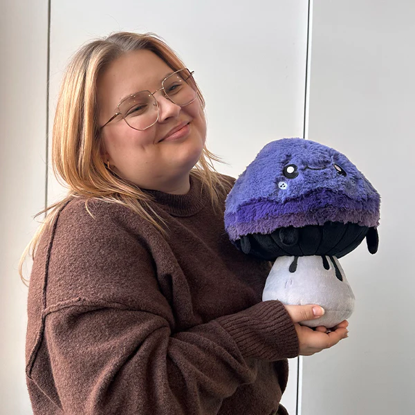 Mini Squishable Inky Cap Mushroom - Image 4
