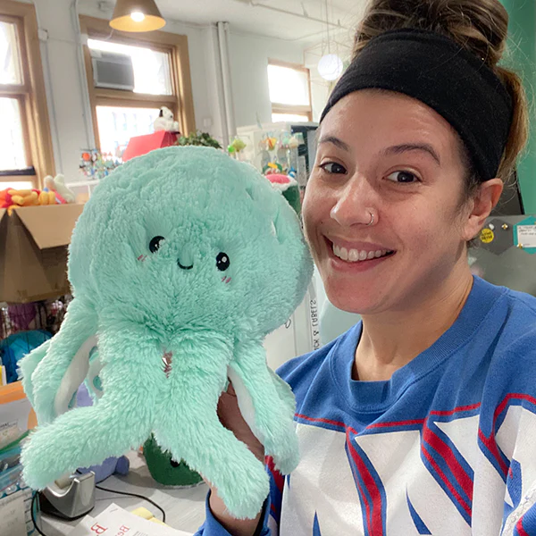 Mini Squishable Mint Octopus - Image 4