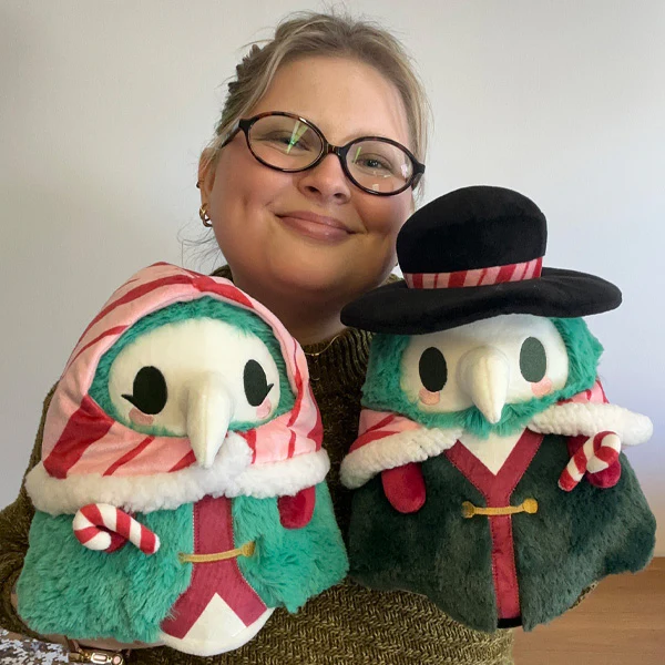 Mini Squishable Peppermint Plague Doctor & Nurse Set - Image 6