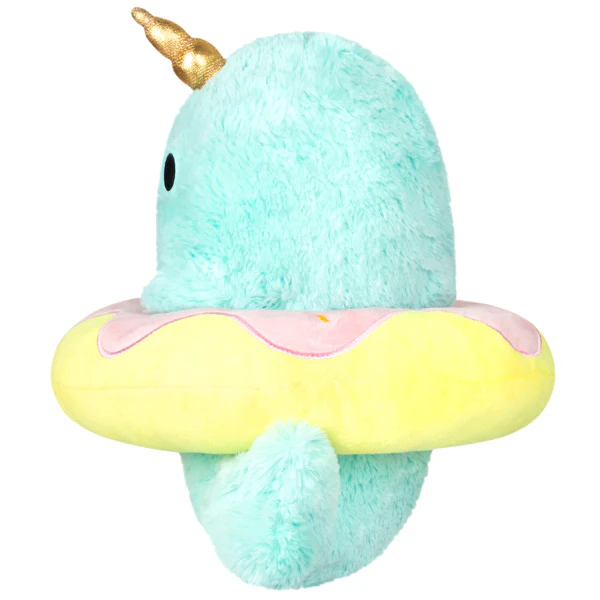 Mini Squishable Sparkles the Narwhal in Donut - Image 2