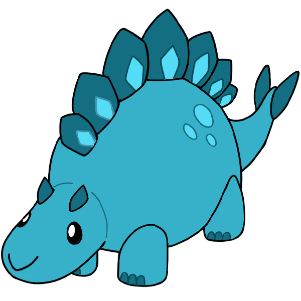 Mini Squishable Stegosaurus III - Image 4