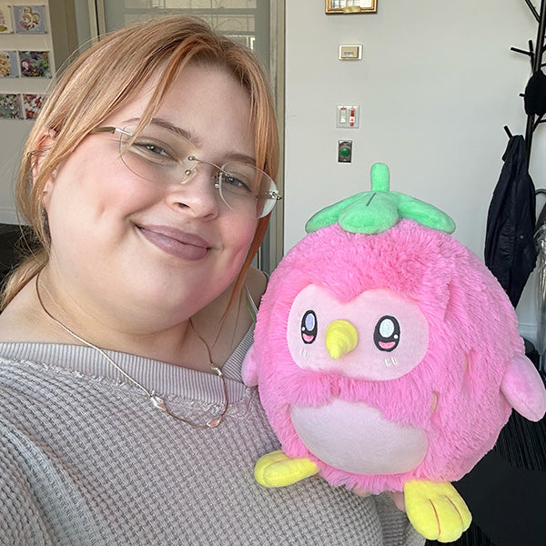 Mini Squishable Strawberry Penguin - Image 4