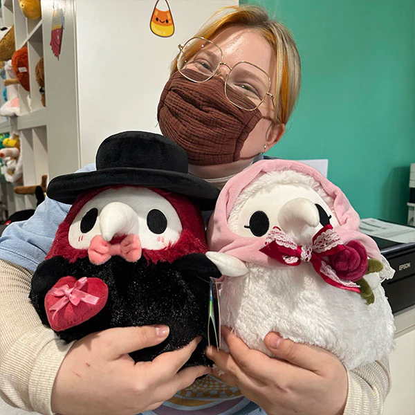 Mini Squishable Valentine's Plague Doctor & Nurse Set - Image 5