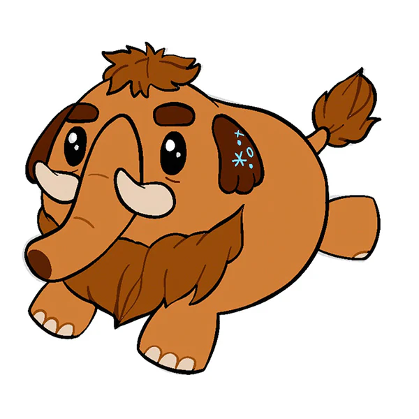 Mini Squishable Woolly Mammoth II - Image 4