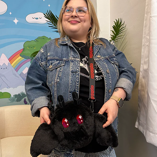Squishable Baby Mothman Fuzzy Crossbody Bag - Image 4