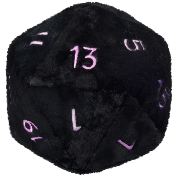 Squishable Black D20 Dice - Image 3