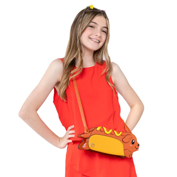 Squishable Dachshund Hot Dog Crossbody Purse - Image 5
