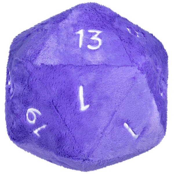 Squishable Purple D20 Dice - Image 3
