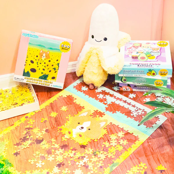 Sunflower Corgi Jigsaw Puzzle - Image 3